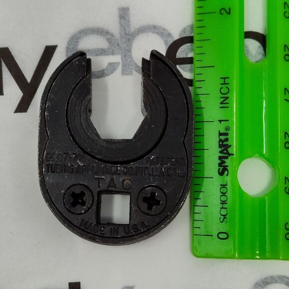 TAC Tubing Appliance 9007 7/16” Drive Ratcheting Crowsfoot 1/4” Drive **READ** - Picture 3 of 5